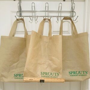 5 for $10: 3 NWT! Sprouts Farmers Market Reusable Tote Bags